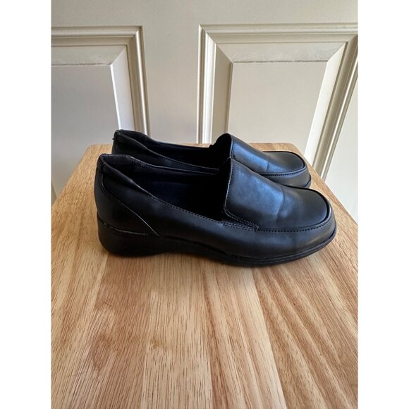 Safe T Step Womens Slip On Low Top Loafer Black Size 6.5W / Eur 38 Sku 2795 - Picture 3 of 16